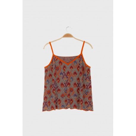 coral cami top