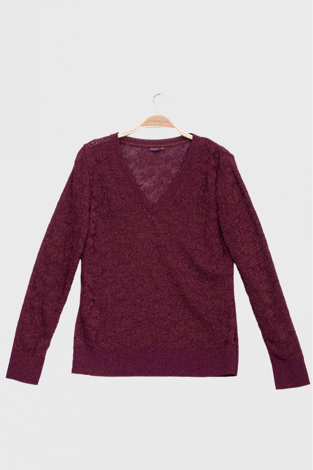 burgundy sweater
