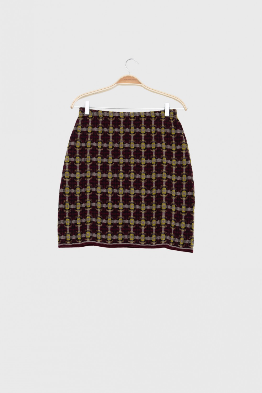 burgundy skirt cool