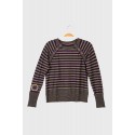 Striped sweater BLASON Burgundy