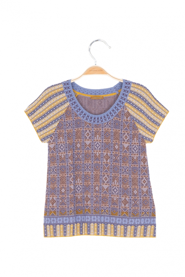 Tshirt COLLAGE Sky Blue