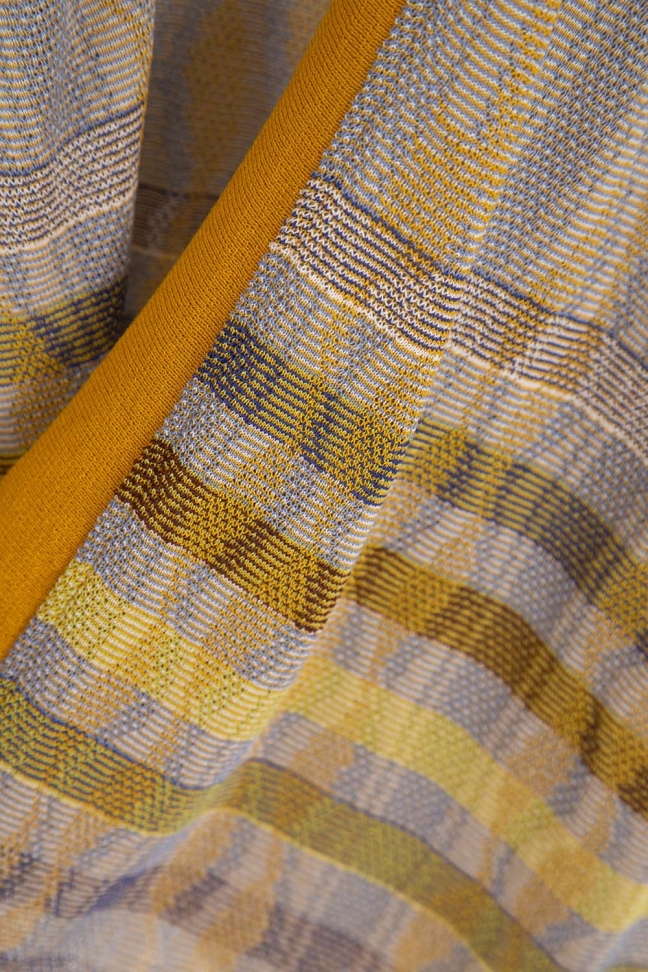 Long open cardigan LENA Yellow