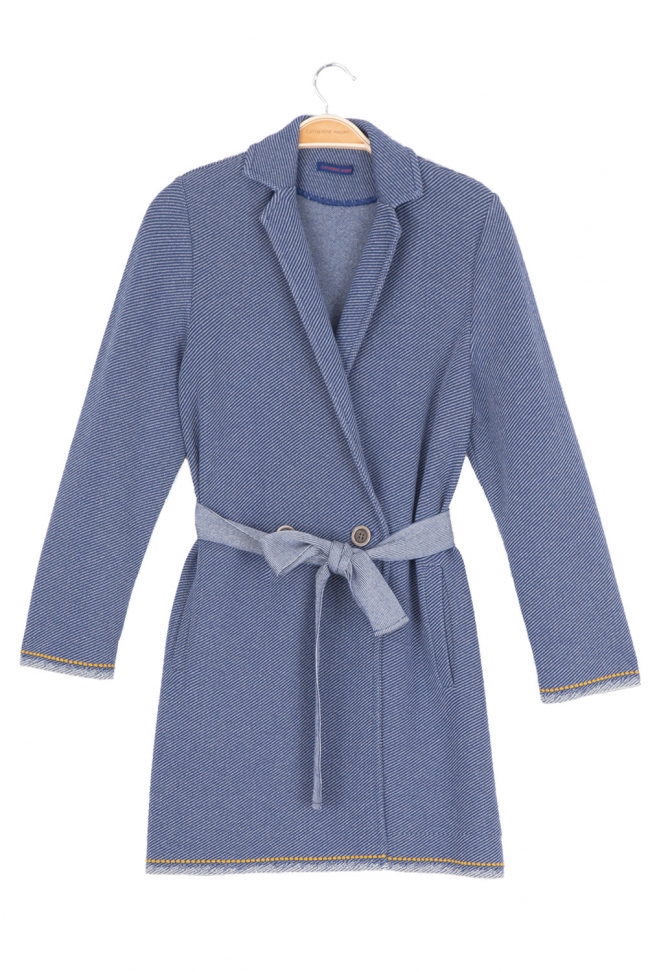 Overcoat TWILL Blue