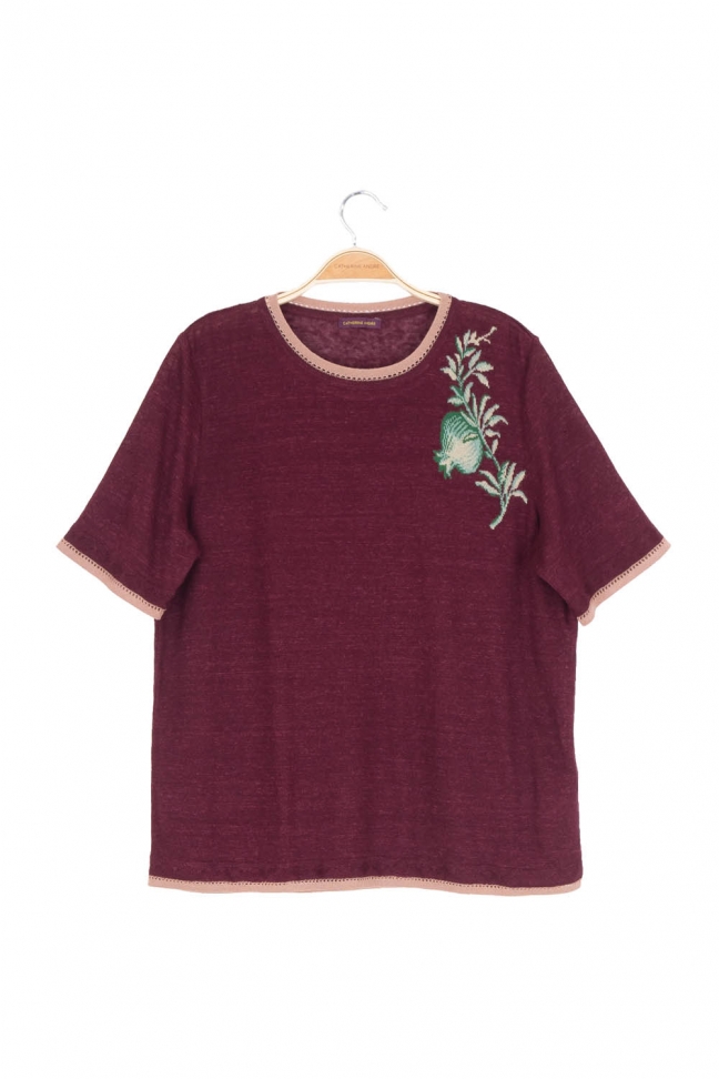 Tshirt MATHE Purple