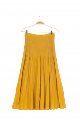 Pleated skirt CODE Yellow