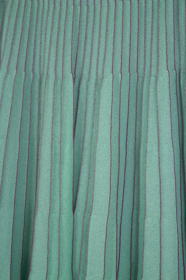 Jupe plissée CODE Vert