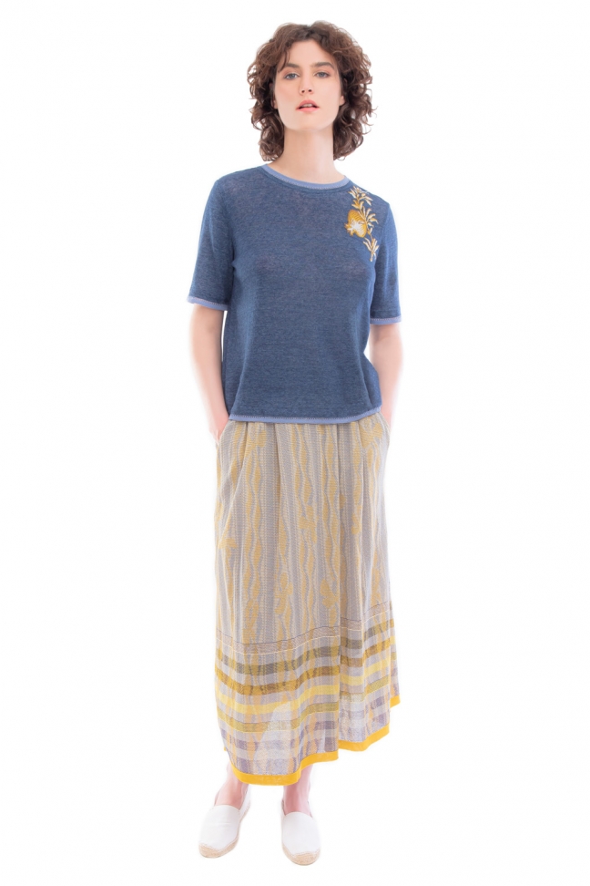 Tshirt MATHE Blue