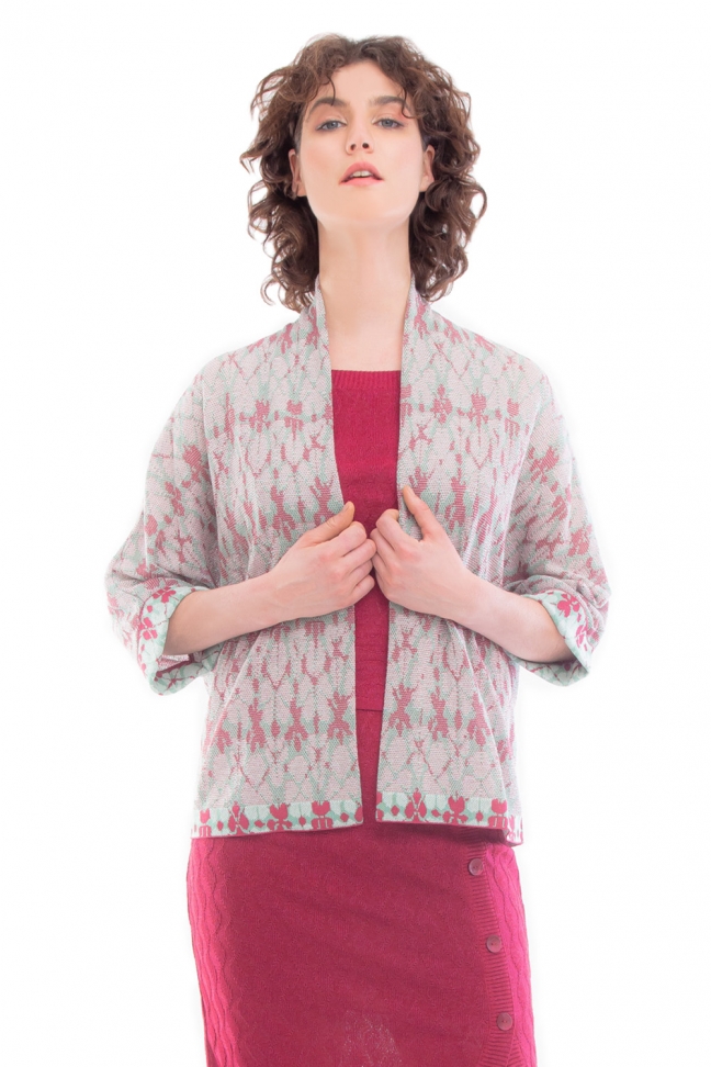 Open cardigan PRISM Purple