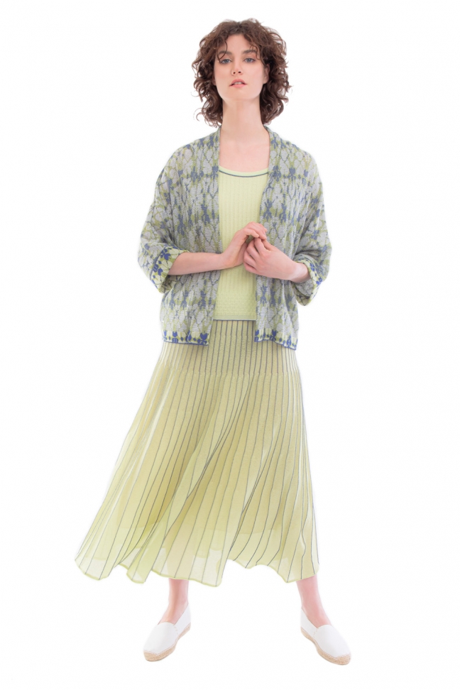 Open cardigan PRISM Green