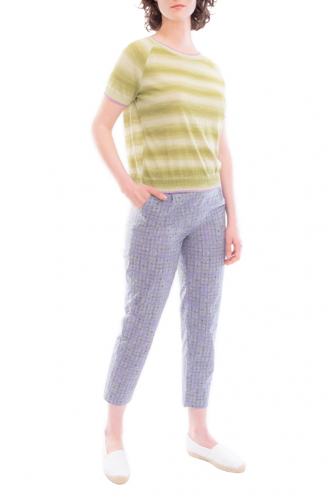 Carrot pants TRICK Mauve