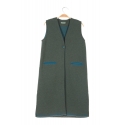 Long cardigan INGRID Green