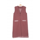 Long cardigan INGRID Pink