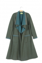 Open coat INGRID Green