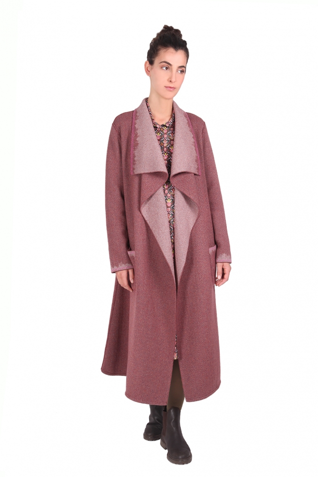 Open coat INGRID Pink