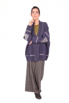 Open cardigan GOBLIN Purple
