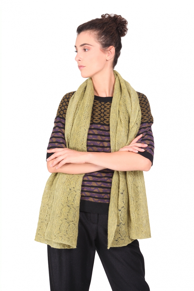Scarf PUFF Yellow