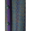 High neck cardigan TRACK Blue