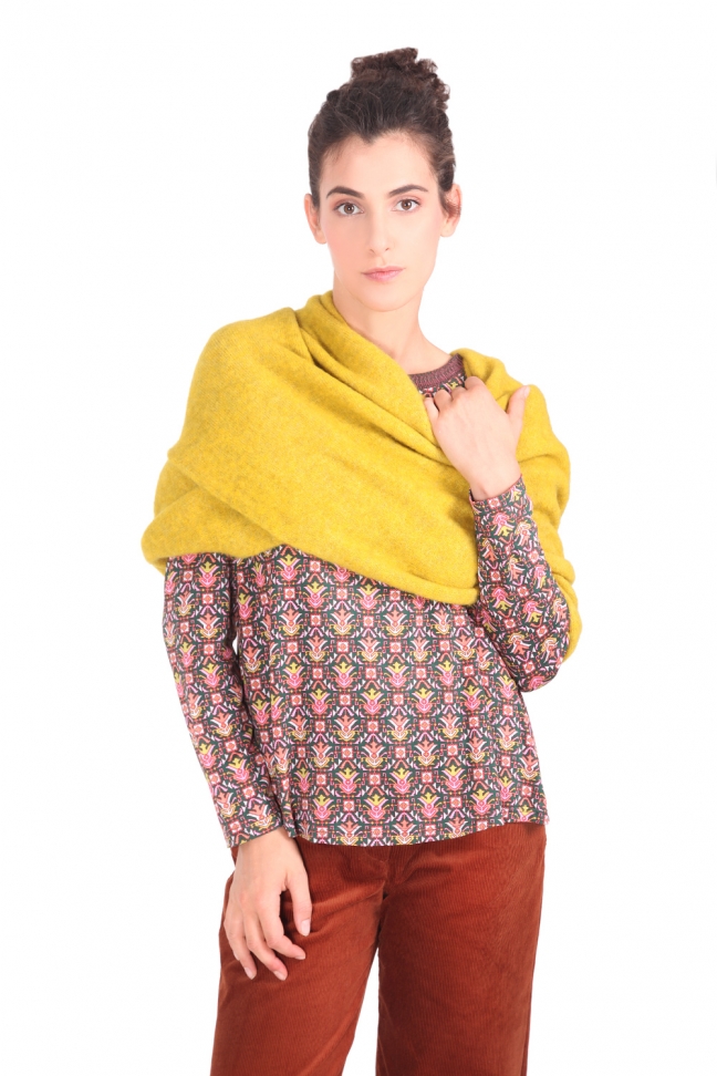 Long snood WONDER Yellow