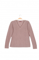 V neck sweater IDOL Powder