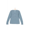V neck sweater IDOL Sky Blue