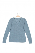 V neck sweater IDOL Sky Blue