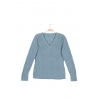 V neck sweater IDOL Sky Blue