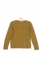 V neck sweater IDOL Gold
