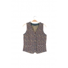 Buttoned top TRISHA Petrol