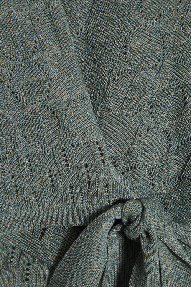Wrap cardigan SING Blue