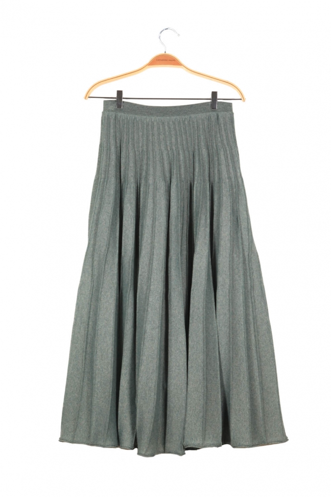 Pleated skirt SING Blue