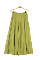 Pleated skirt SING Yellow