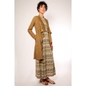 Long open cardigan SING Beige