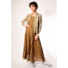 Pleated skirt SING Beige