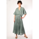 Wrap cardigan SING Blue