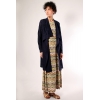 Long open cardigan SING Navy