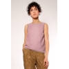 Tank top YES Mauve