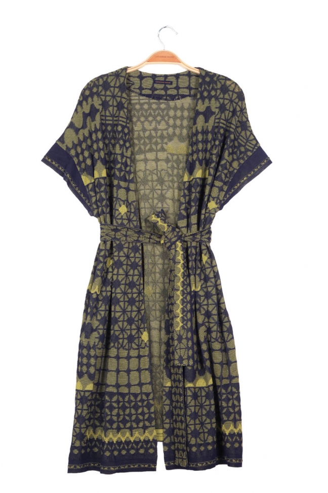 Long Open Cardigan EDNA Navy