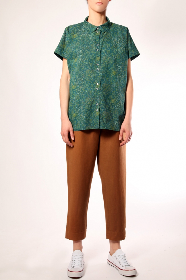 Chemise DROPLETS Pétrole