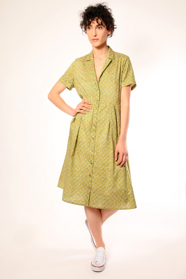 Dress ROSETTA Yellow