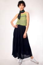 Pleated skirt SING Navy