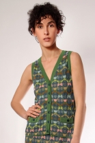 Buttonned Top HALO Petrol