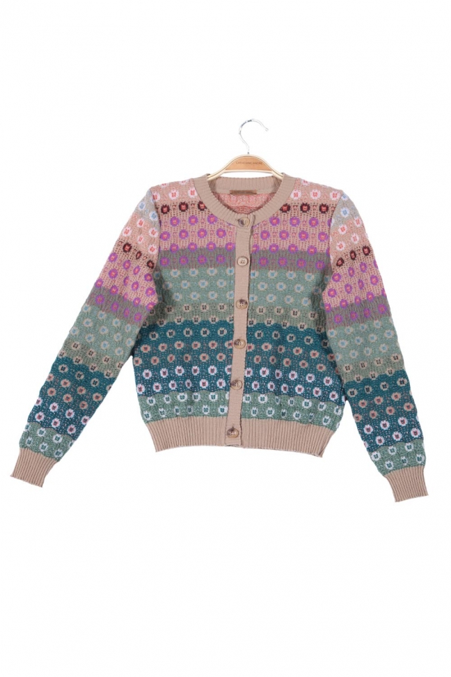 Cardigan MILLEFIORI Beige