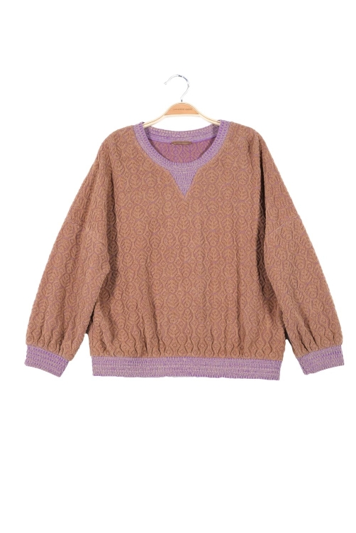 Sweatshirt QUILT Beige Sweatshirt QUILT Beige