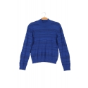 High Neck Sweater BETSBI Blue