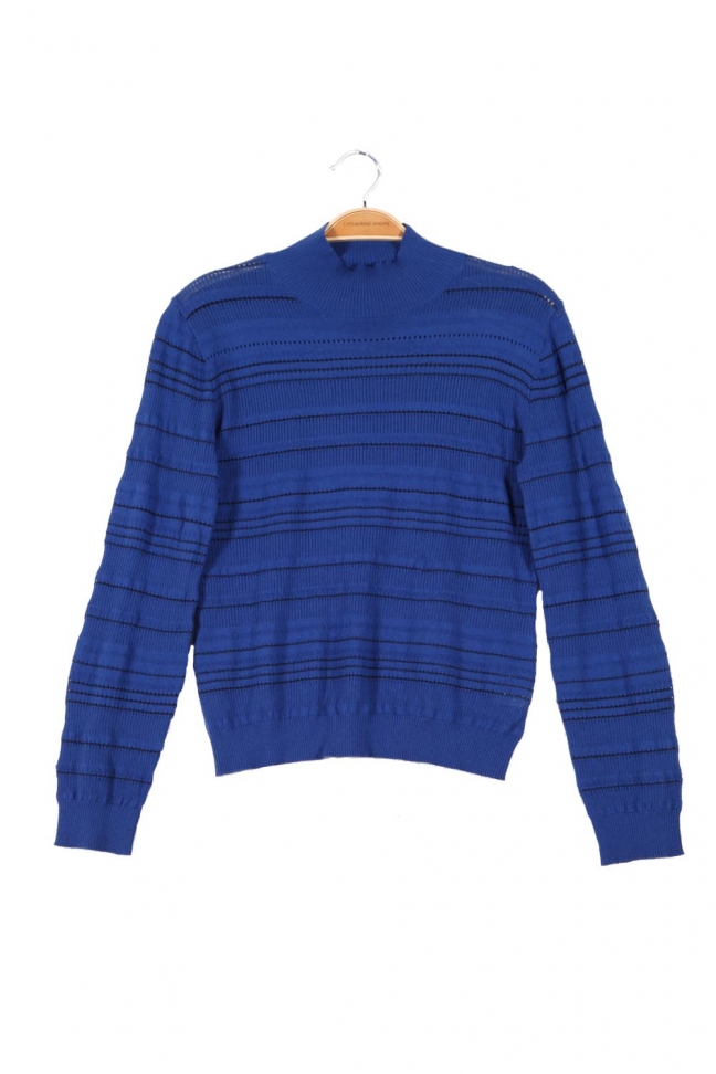 High Neck Sweater BETSBI Blue