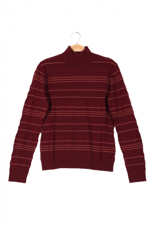 High Neck Sweater BETSBI Burgundy