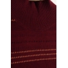 High Neck Sweater BETSBI Burgundy