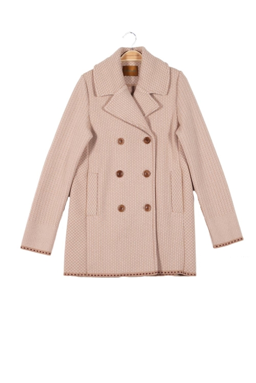 Reefer Coat KENT Beige Reefer Coat KENT Beige