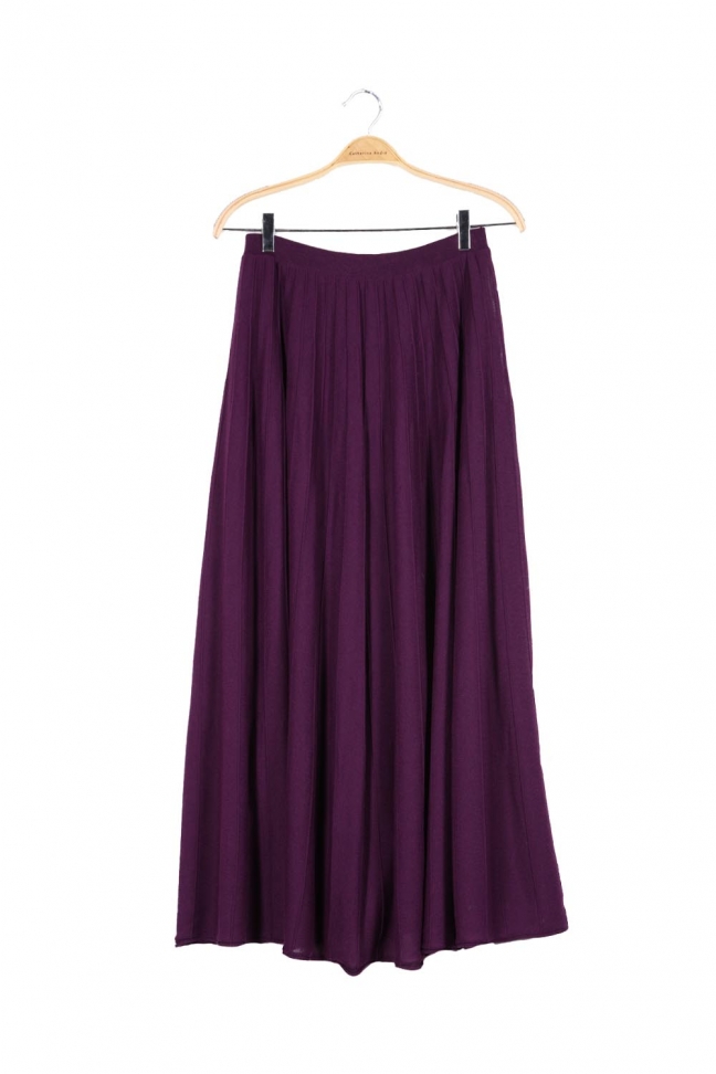 Pleated skirt IRIS Purple