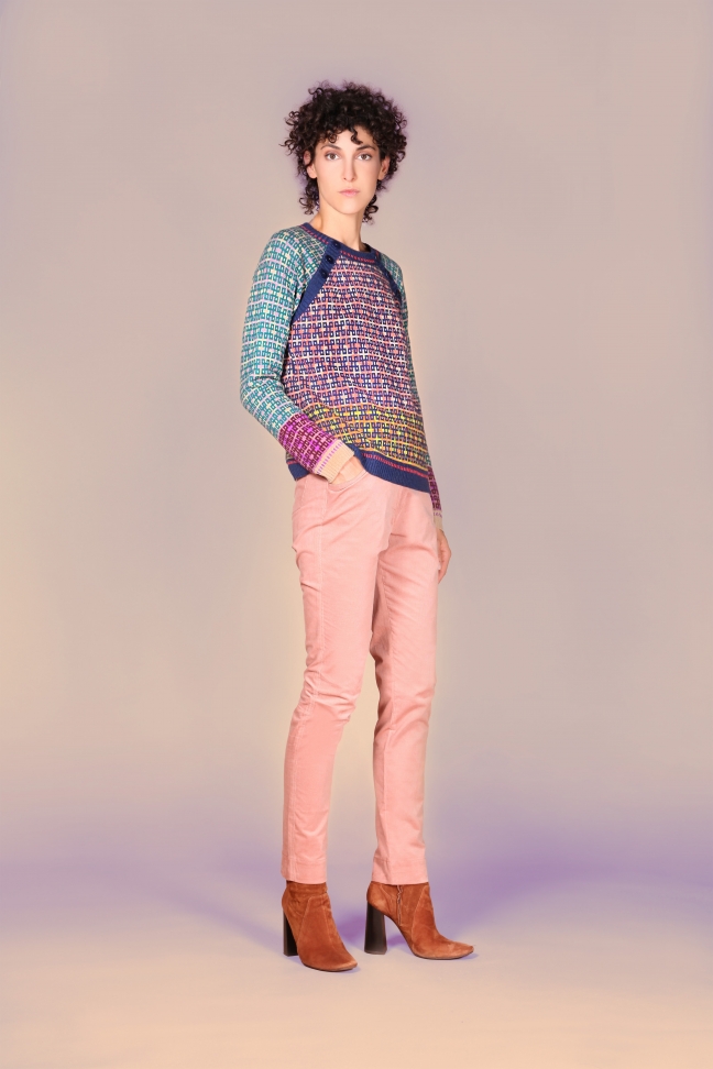 Pantalon cigarette GEORGE Rose